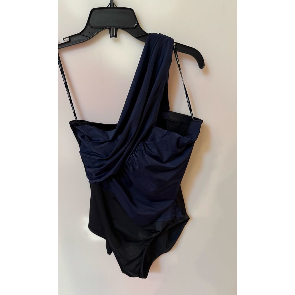Magicsuit 6006073 Colorblock Goddess One Piece Swimsuit Sz 12 Navy Mrsp $170 - Picture 3 of 6